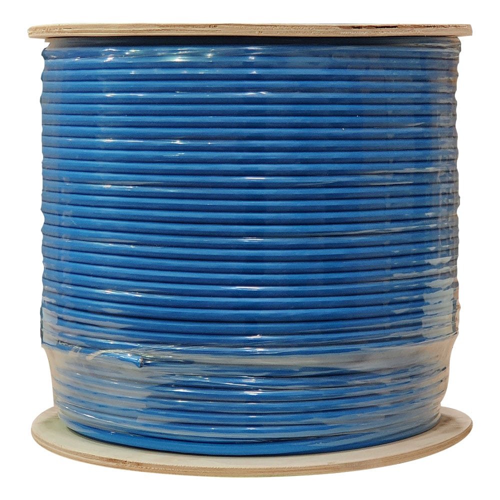 Cat7 Plenum Pure Copper SFTP 1000ft 850Mhz Ethernet Cable